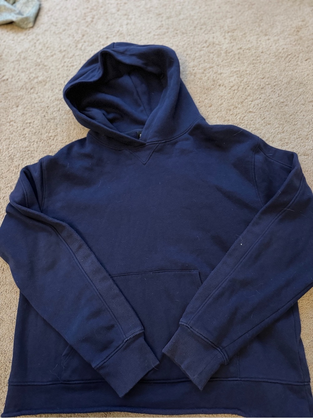 Under Armour Navy Blue Hooded Pullover Sweatshirt